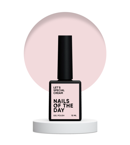 NAILSOFTHEDAY Let's special Cream - lakier hybrydowy, 10 ml  1