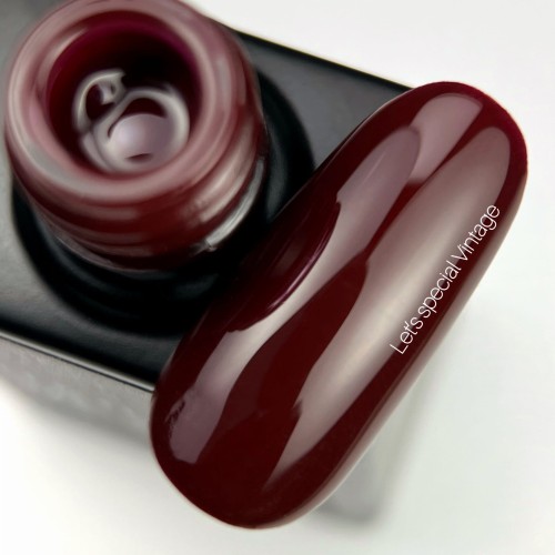 NAILSOFTHEDAY Let's special Vintage - klasyczny bordowy lakier hybrydowy, 10 ml 2