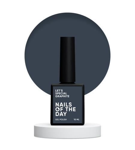 NAILSOFTHEDAY Let's special Graphite - lakier hybrydowy, 10 ml  1