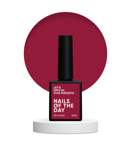 NAILSOFTHEDAY Let's special Viva magenta - lakier hybrydowy, 10 ml 1