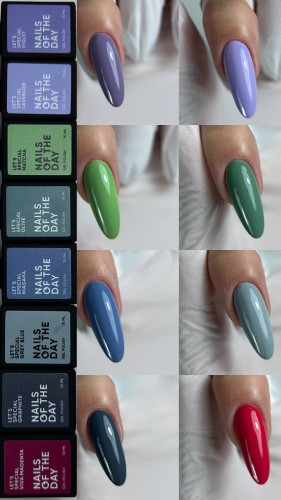 NAILSOFTHEDAY Let's special Grey blue - lakier hybrydowy, 10 ml 3