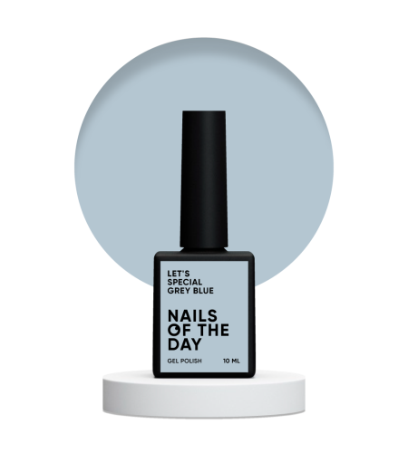 NAILSOFTHEDAY Let's special Grey blue - lakier hybrydowy, 10 ml 1
