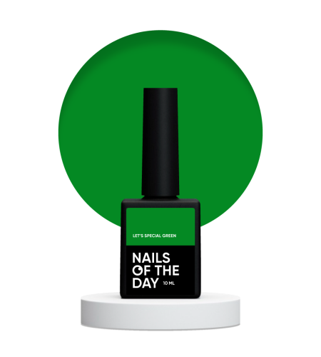 NAILSOFTHEDAY Let's special Green - lakier hybrydowy, 10 ml 1