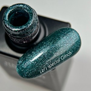 NAILSOFTHEDAY Let's Special Grinch – ciemnozielony lakier hybrydowy z połyskiem, 10 ml