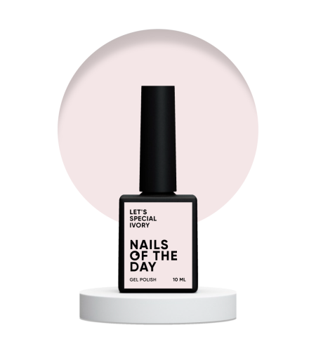 NAILSOFTHEDAY Let's special Ivory - lakier hybrydowy, 10 ml 1