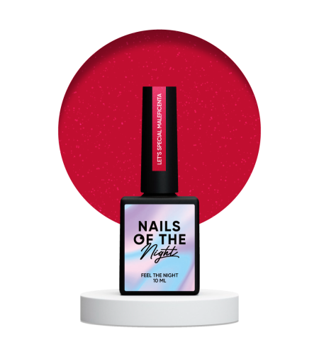 NAILSOFTHENIGHT Let's special Maleficenta - lakier hybrydowy z drobinką odblaskową, 10 ml 1