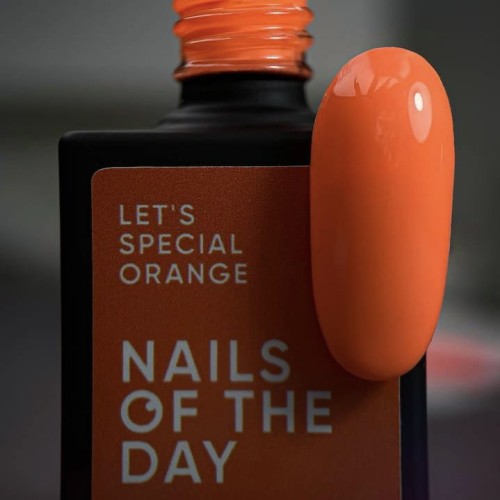 NAILSOFTHEDAY Let's special Orange - lakier hybrydowy, 10 ml  4