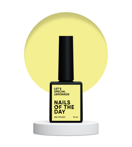 NAILSOFTHEDAY Let's special Lemonade - pastelowo-cytrynowy lakier hybrydowy, 10 ml 1
