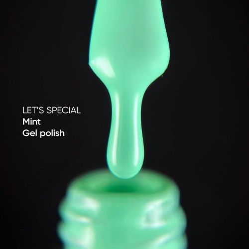 NAILSOFTHEDAY Let's special Mint - miętowy lakier hybrydowy, 10 ml 3