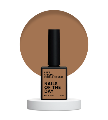 NAILSOFTHEDAY Let's special Mocha Mousse - ciepły karmelowo-beżowy lakier hybrydowy, 10 ml 1