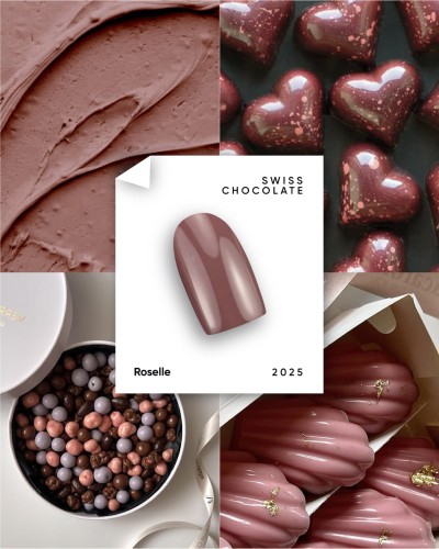 NAILSOFTHEDAY Let's special Roselle - ciepły brązowo-różowy lakier hybrydowy, 10 ml  2
