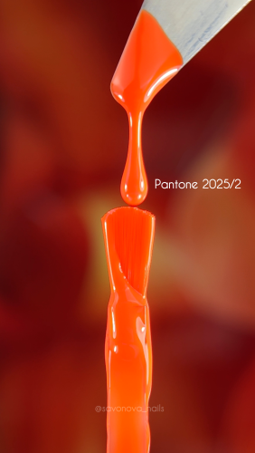 NAILSOFTHEDAY Let's special Pantone 2025/2 - neonowy pomarańczowy lakier hybrydowy, 10 ml 3