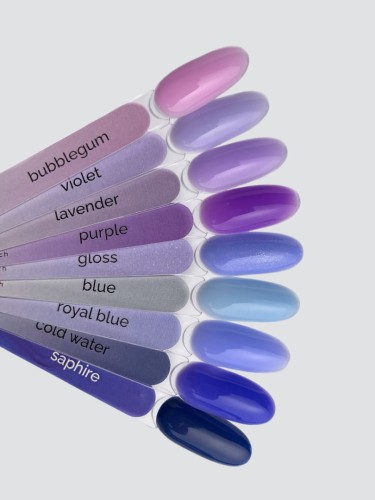 TOUCH Cover base Lavender - lavendowo-fioletowa półprzezroczysta baza hybrydowa, 13 ml 4