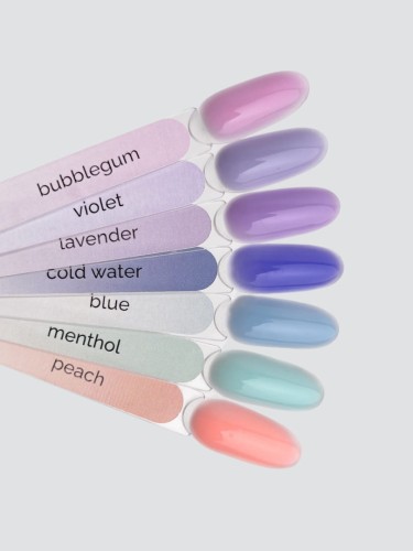 TOUCH Cover base Violet - biało-fioletowa półprzezroczysta baza hybrydowa, 13 ml 3