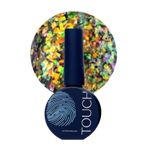 TOUCH Rainbow base 01 - baza hybrydowa z płatkami yuki, 13 ml