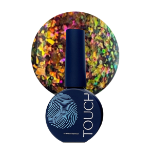 TOUCH Rainbow base 03 - baza hybrydowa z płatkami yuki, 13 ml