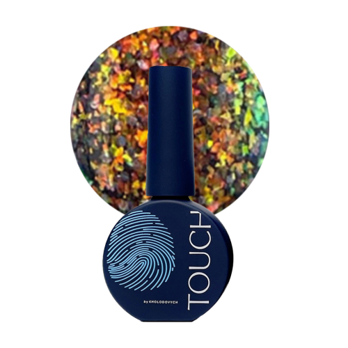 TOUCH Rainbow base 04 - baza hybrydowa z płatkami yuki, 13 ml 1