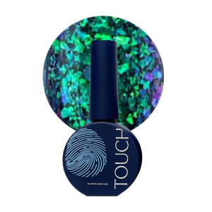 TOUCH Rainbow base 05 - baza hybrydowa z płatkami yuki, 13 ml