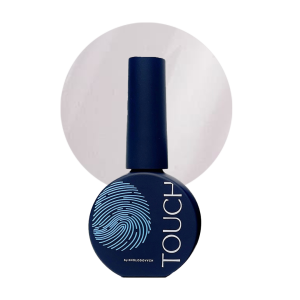 TOUCH Cover top Milky pink - biało-rózowy półprzezroczysty top hybrydowy, 13 ml